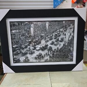 Golden Jubilee Of Automobile Parade 1946 Limited Edition Framed Print